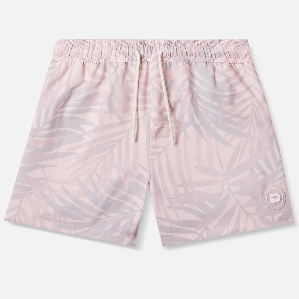 The Drip Shop Kids Swim - Sandy Palms Light Pink Palm
